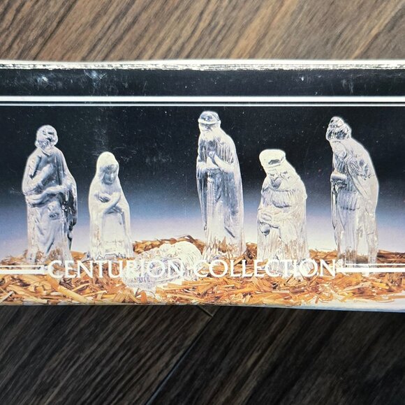 CENTURION COLLECTION Six-Piece Glass Nativity Set NEW OLD STOCK - Picture 1 of 7